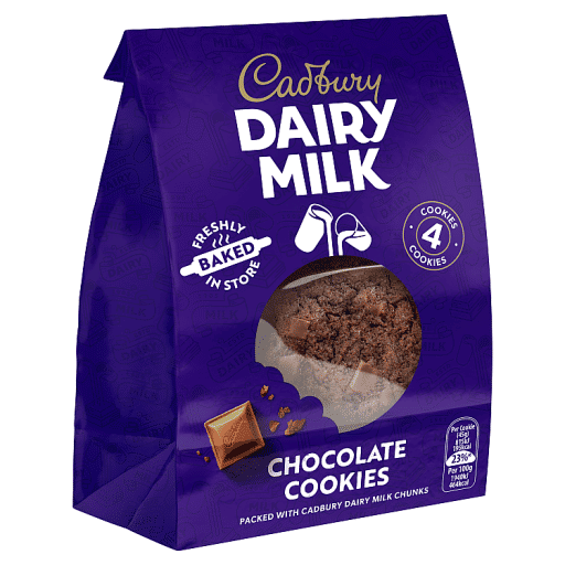 Cadbury 4 Dairy Milk Chocolate Cookies