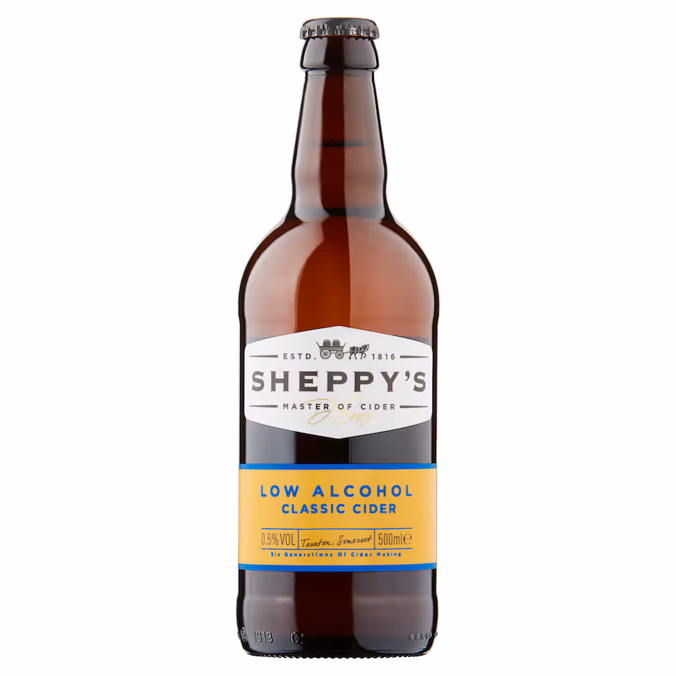 Sheppy's Low Alcohol Classic Cider 0.5% 500Ml