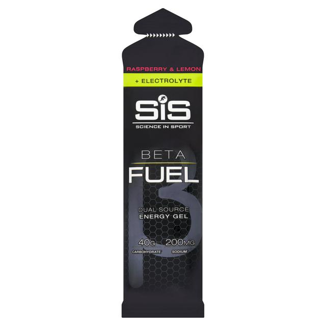 Science in Sport Raspberry & Lemon + Electrolyte Beta Fuel Energy Gel 60ml