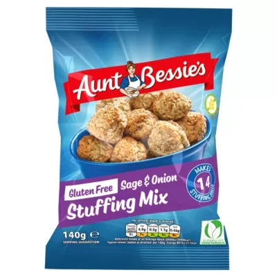 Aunt Bessie's Gluten Free Sage & Onion Stuffing Mix 140g