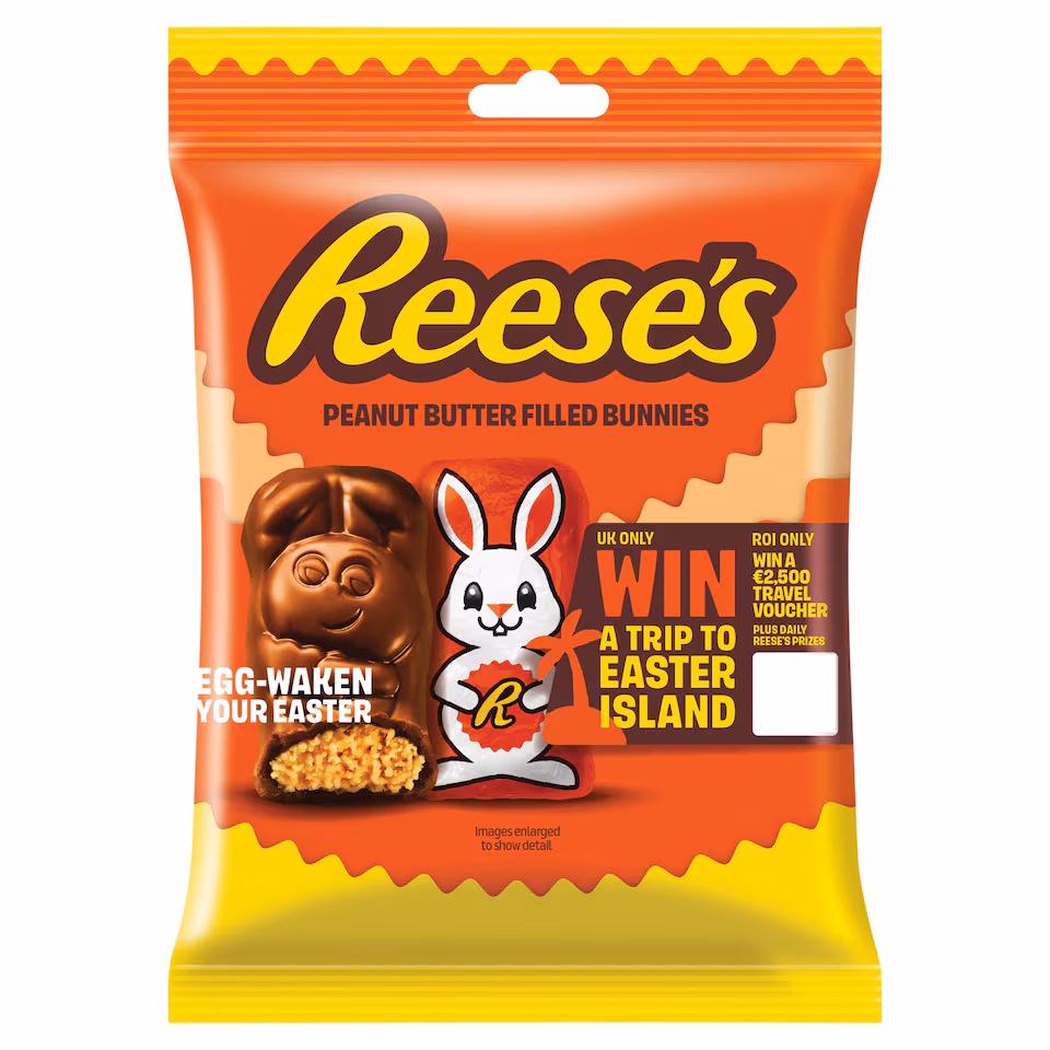 Reese's Milk Chocolate Peanut Butter Bunnies 70g Clip Strip