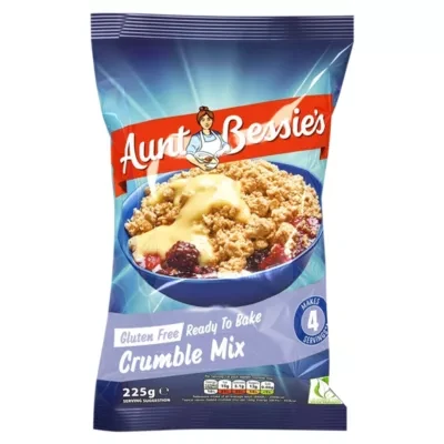 Aunt Bessie's Gluten Free Ready to Bake Crumble Mix 225g