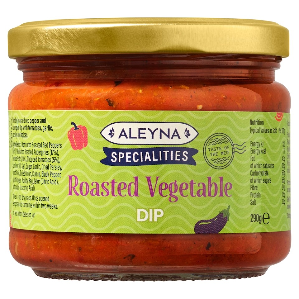 Aleyna Specialities Roasted Vegetable Dip 290g