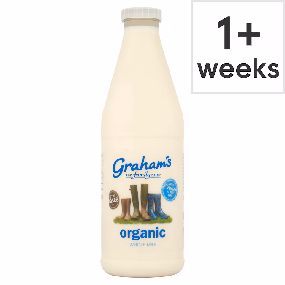 Graham's Organic Whole Milk 1L
