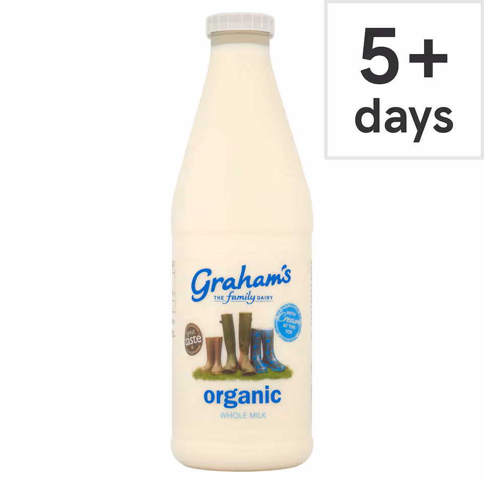 Graham's Organic Whole Milk 1L