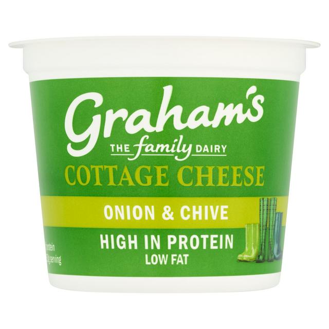 Graham's the Family Dairy Cottage Cheese Onion & Chive 300g