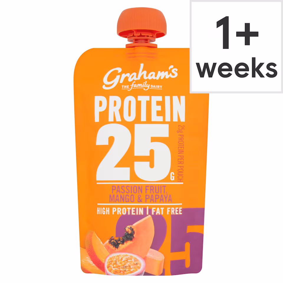 graham's THE family DAIRY Protein 25g Mango Passionfruit & Papaya Pouch 200G