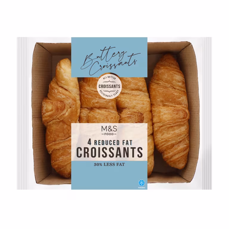 M&S Reduced Fat All Butter Croissants