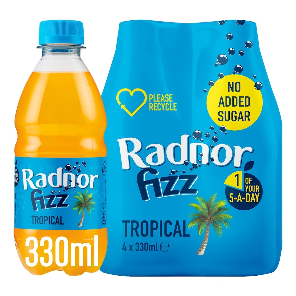 Radnor Fizz Tropical Drink 4X330ml