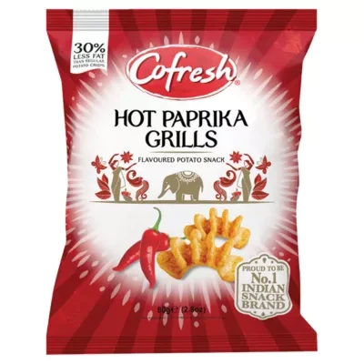 Cofresh Hot Paprika Grills Flavoured Potato Snack 80g