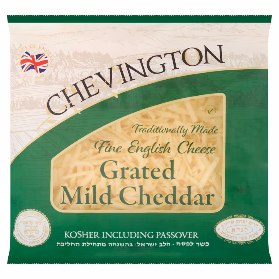 Chevington Grated Mild Cheddar Cheese 400G