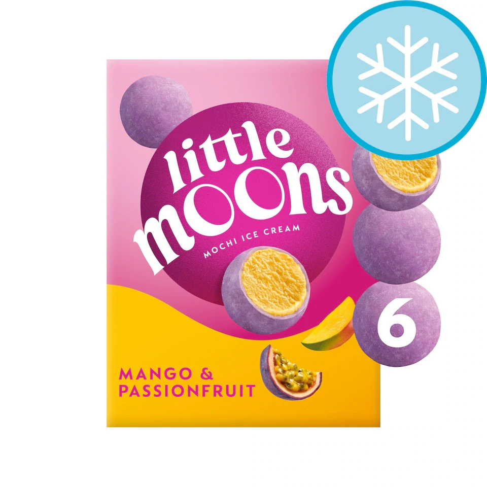 Little Moons Passionfruit & Mango Mochi Ice Cream 6x32g