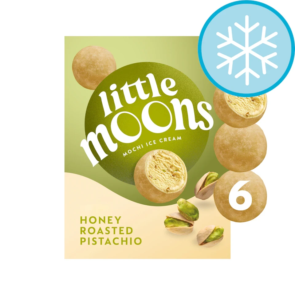 Little Moons Honey Roasted Pistachio Mochi Ice Cream 6x32g