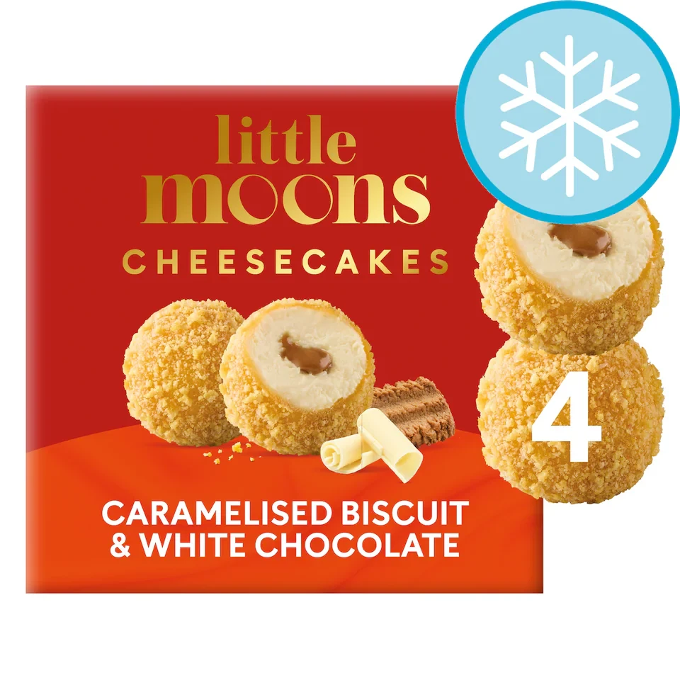 Little Moons Cheesecakes - Caramelised Biscuit & White Chocolate 4x30g