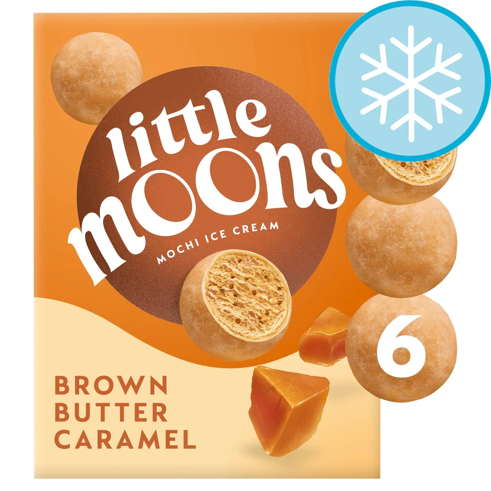 Little Moons Brown Butter Caramel Mochi Ice Cream Bites 6 x 30g