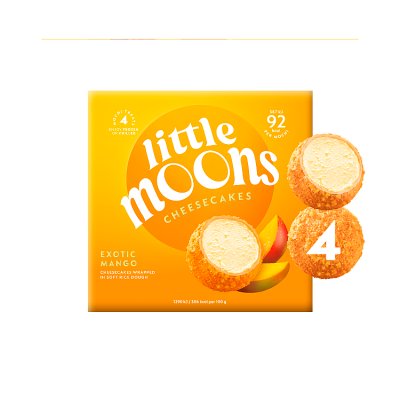 Little Moons Exotic Mango Cheesecakes