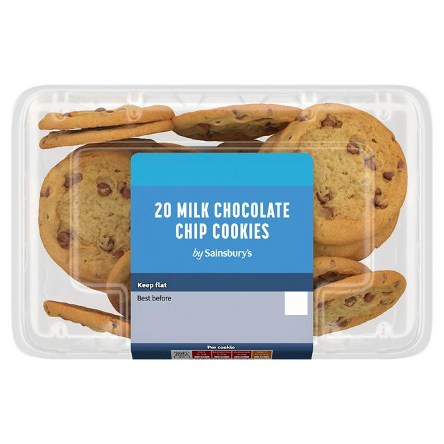 Sainsbury's Milk Chocolate Chip Cookies x20 220g