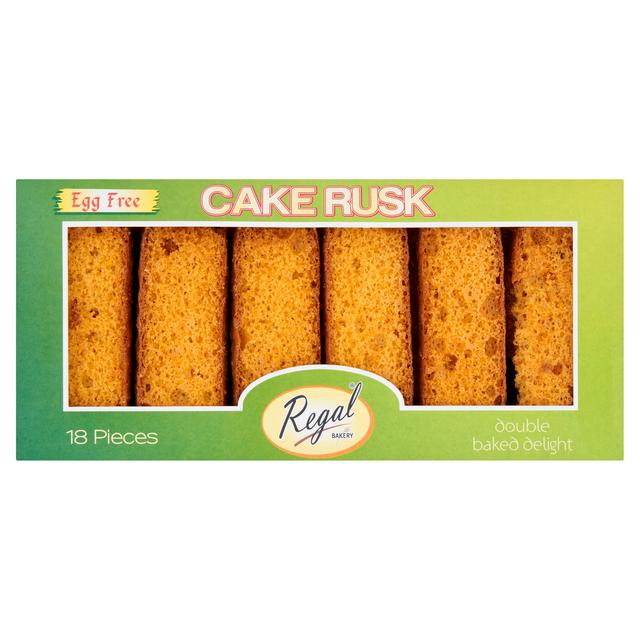 Regal Bakery Egg Free Cake Rusk 18 Pieces