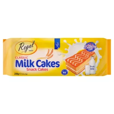 Regal Bakery Classic Milk Snack Cakes 10 x 25g (250g)