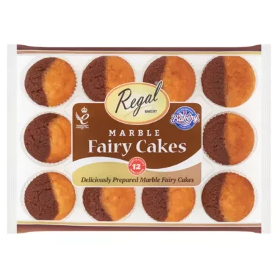 Regal Bakery 12 Marble Fairy Cakes 280g