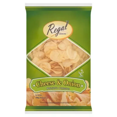 Regal Cheese & Onion Potato Crisps 300g