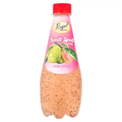 Regal Siprus Basil Seed Drink Pink Guava 320ml