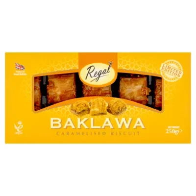 Regal Limited Edition Baklawa Caramelised Biscuit 250g