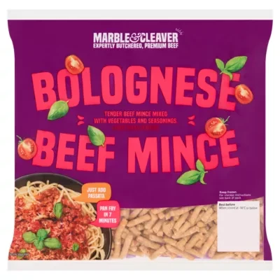 Marble & Cleaver Bolognese Beef Mince 500g