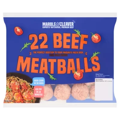 Marble & Cleaver 22 Beef Meatballs 440g