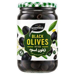 Greenfields Black Olives Pitted 720g