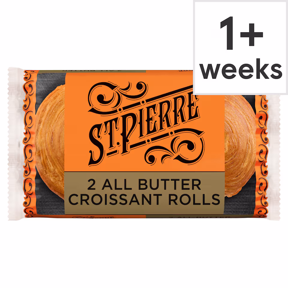 St Pierre 2 All Butter Croissant Rolls