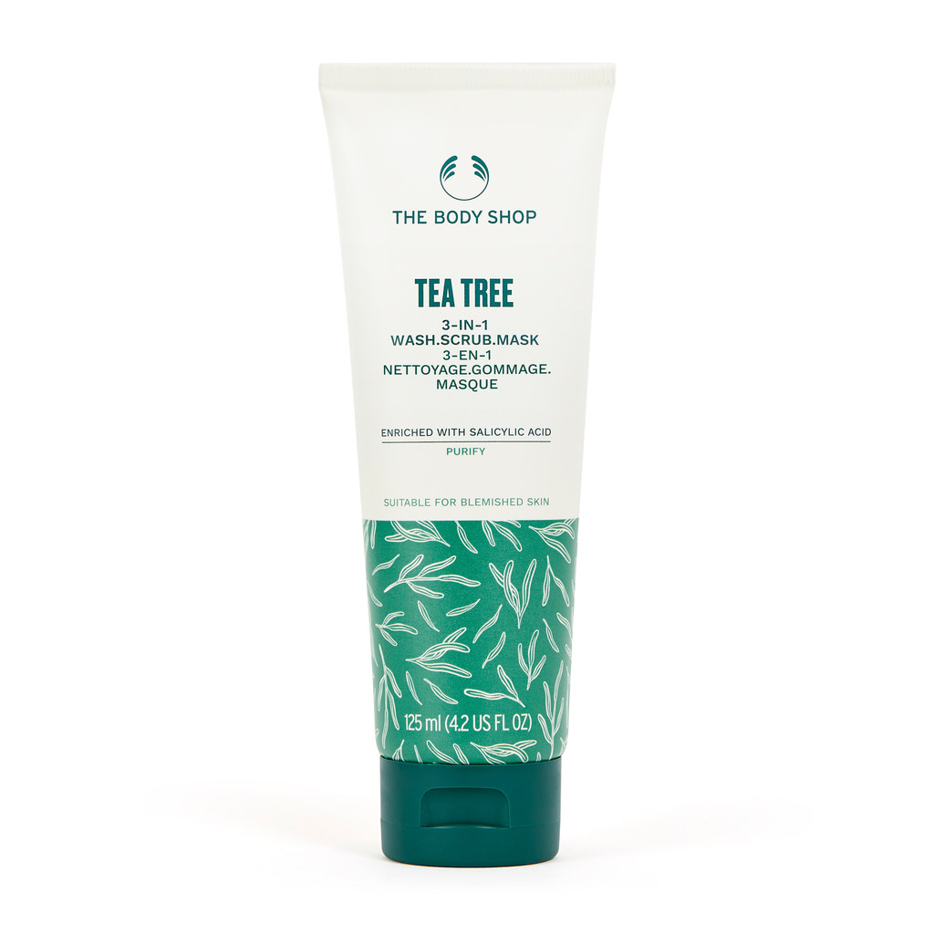 THE BODY SHOP Tea Tree 3-in-1 Wash, Scrub & Mask 125 ml