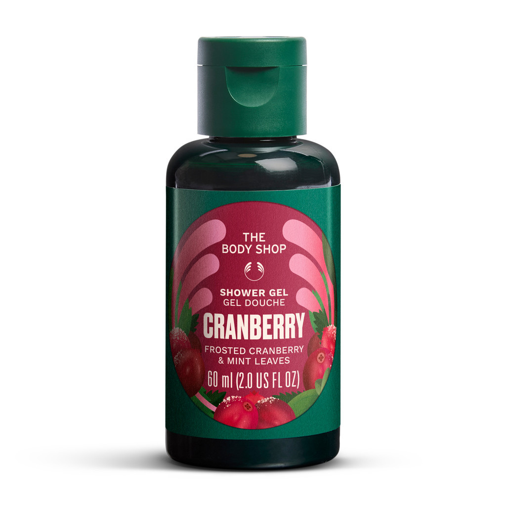 THE BODY SHOP Frosted Cranberry & Mint Leaves Shower Gel