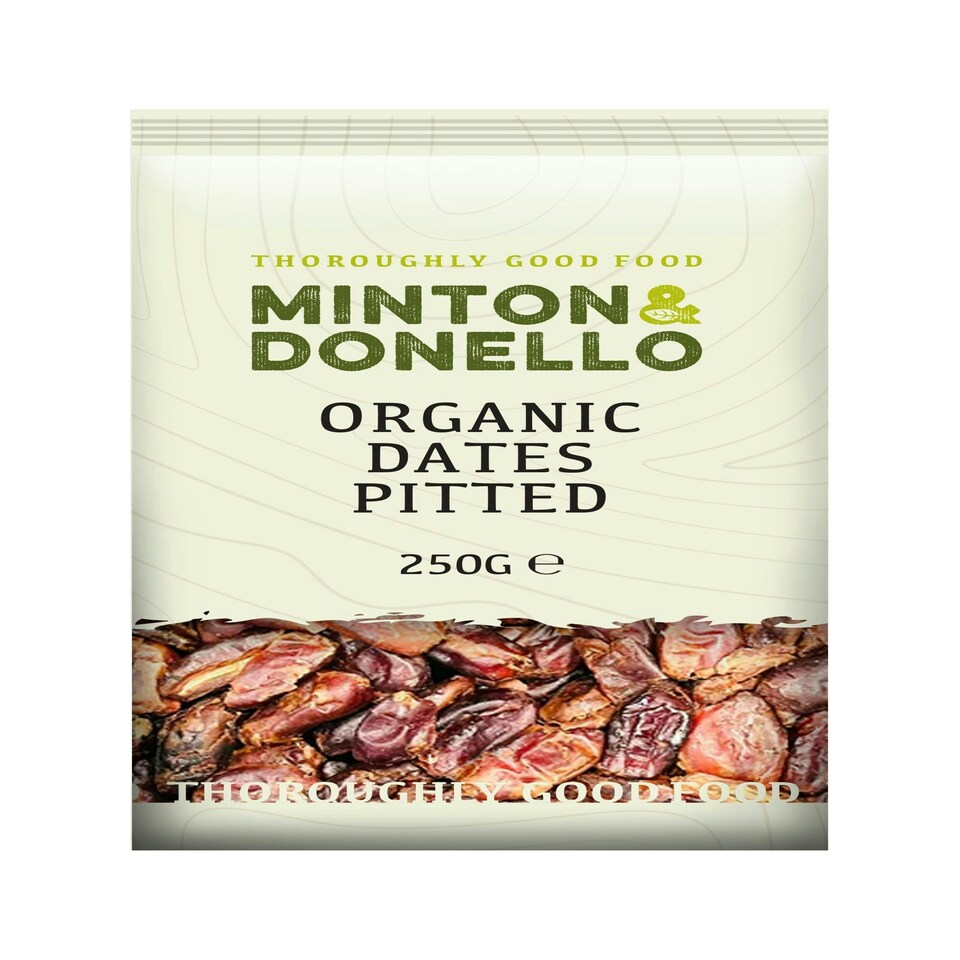 Minton & Donello Organic Pitted Dates 6 x 250g | Multi