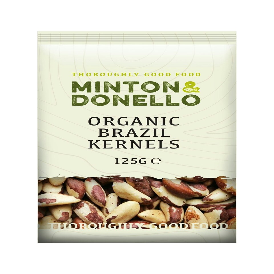 Minton & Donello Organic Brazil Nut Kernels 6 x 125g