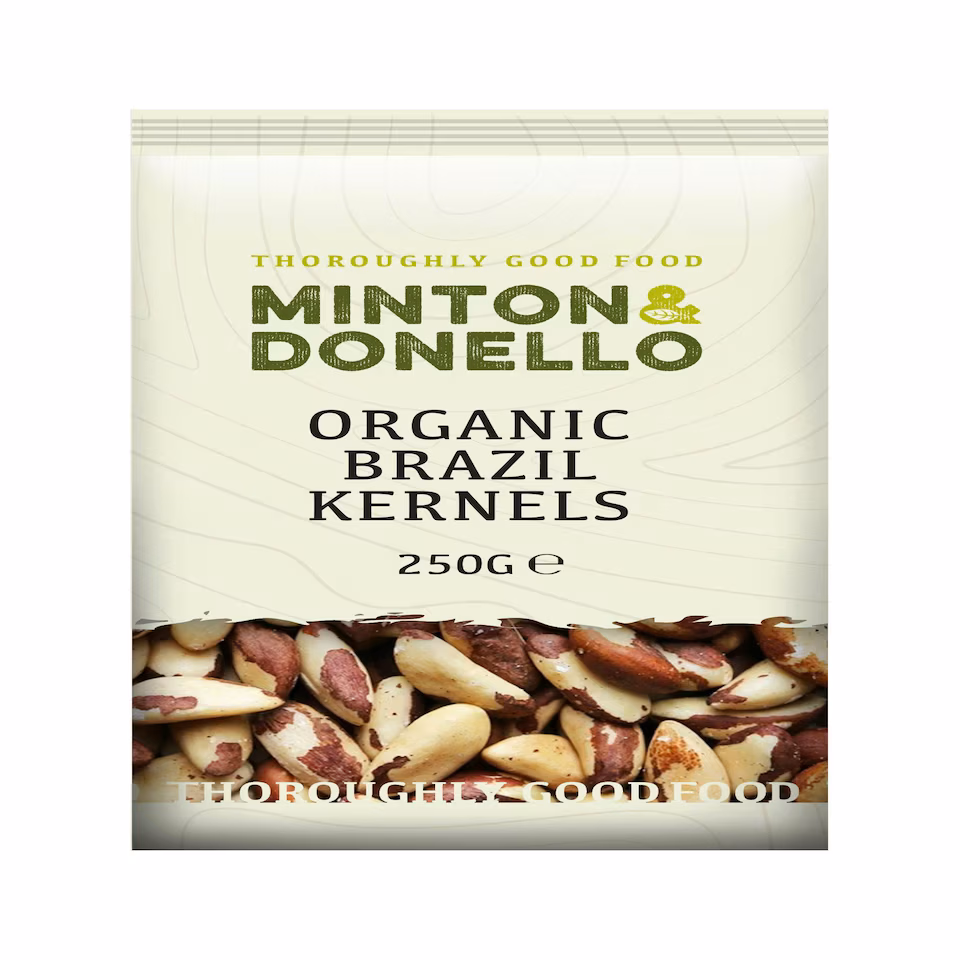 Minton & Donello Organic Brazil Nuts 6 x 250g