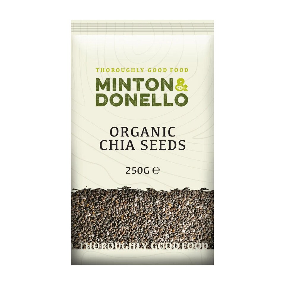 Minton & Donello Organic Chia Seeds 6 x 250g