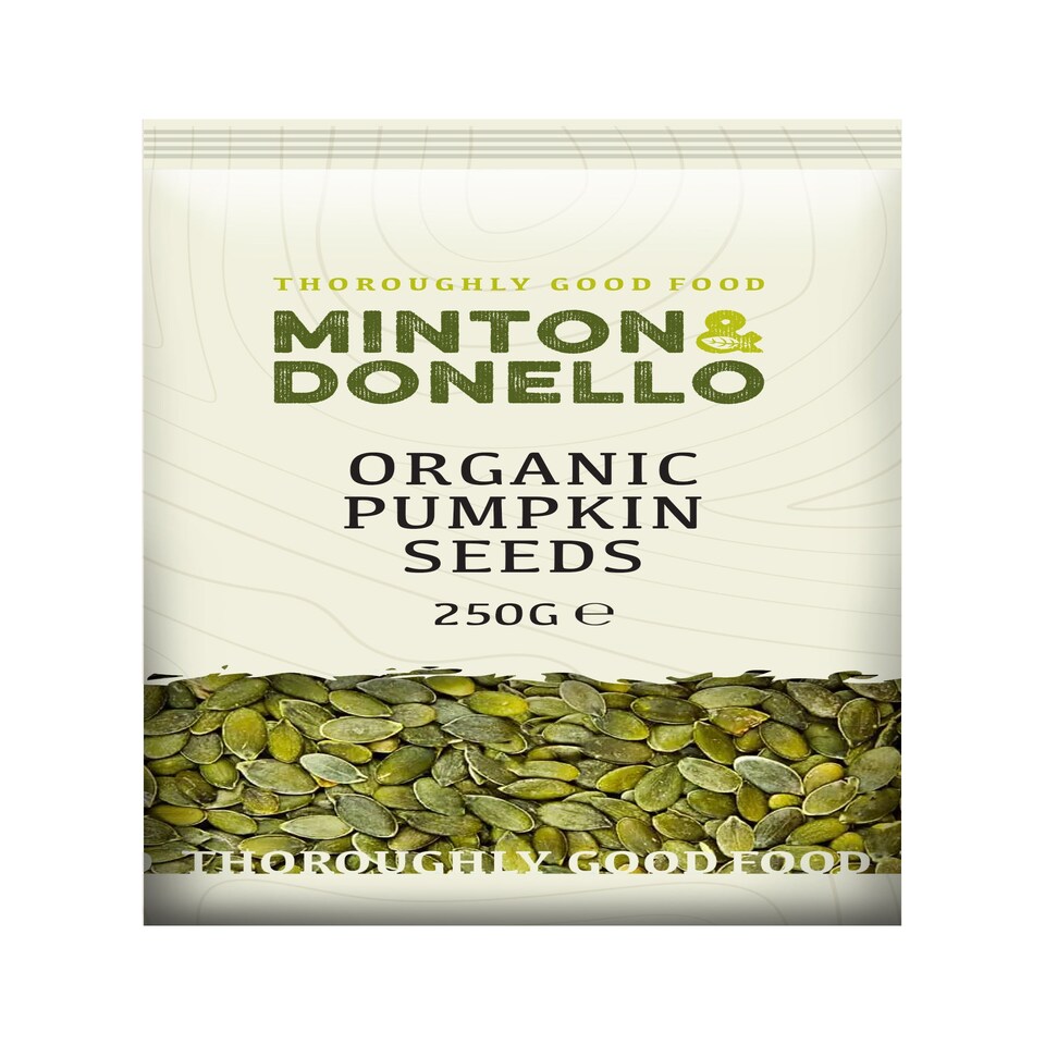 Minton & Donello Organic Pumpkin Seeds 6 x 250g