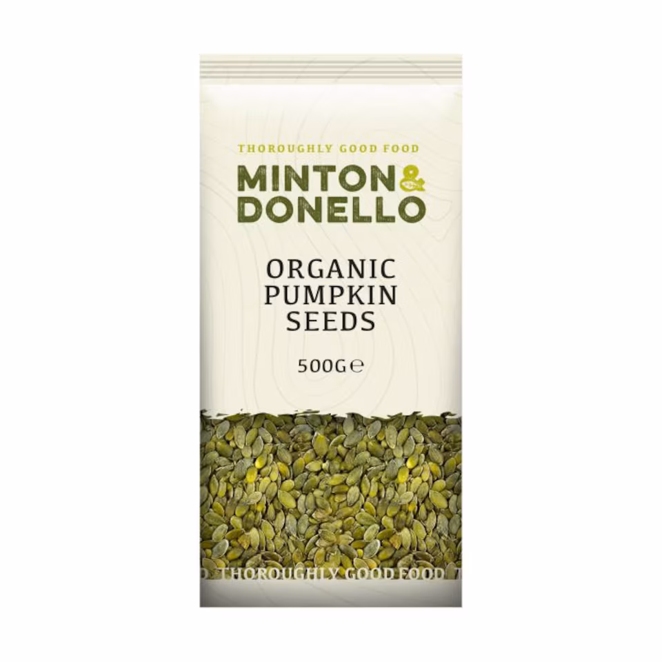 Minton & Donello Organic Pumpkin Seeds 6 x 500g