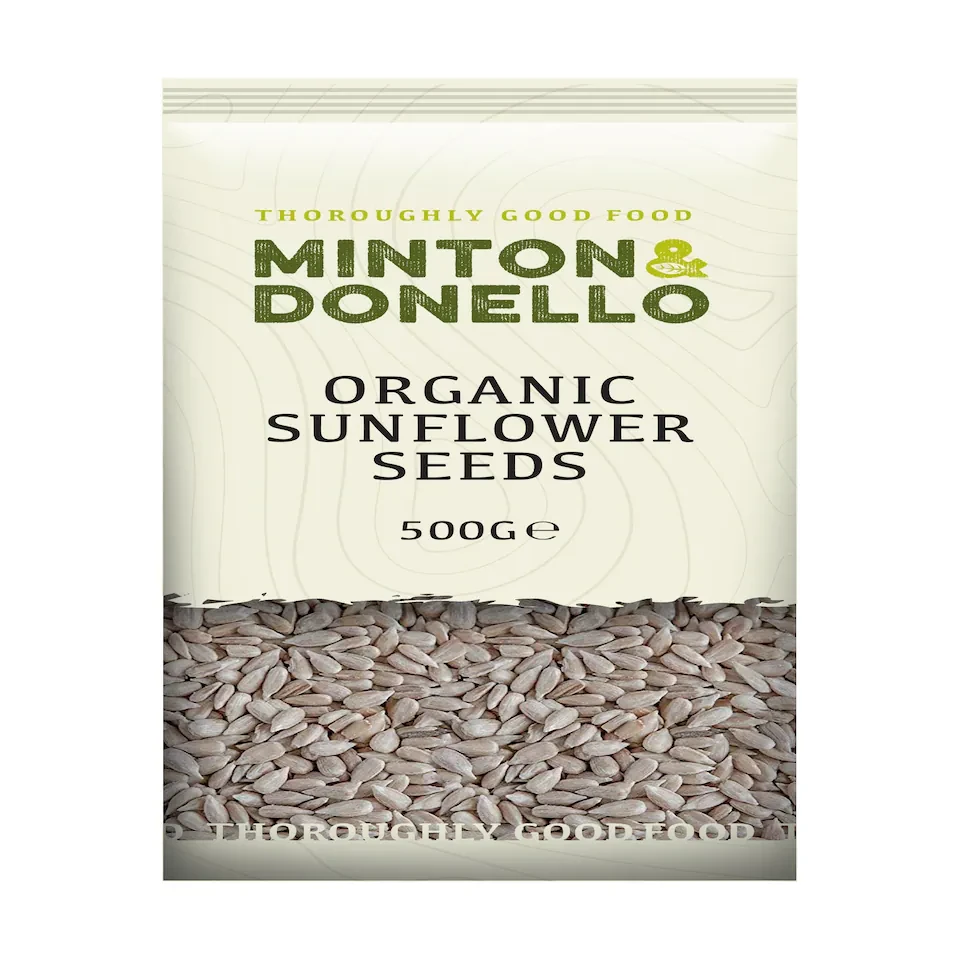 Minton & Donello Organic Sunflower Seeds 6 x 500g