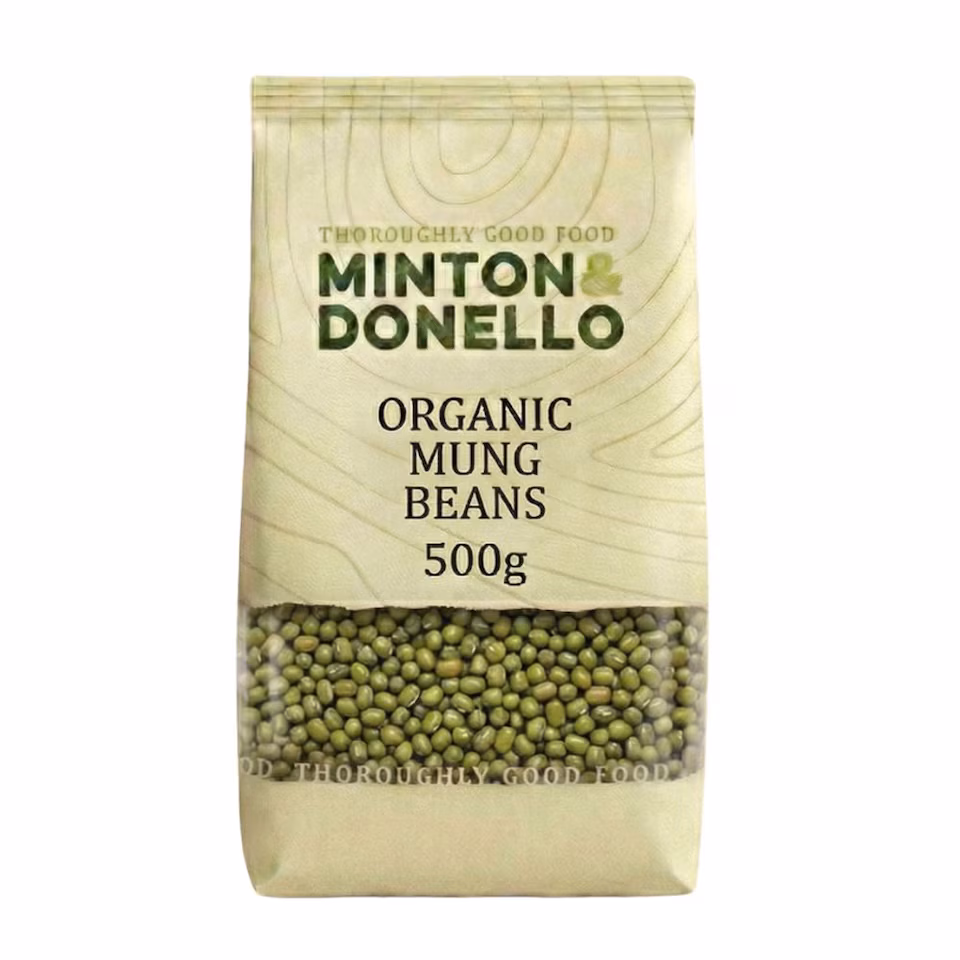 Minton & Donello Organic Mung Beans 6 x 500g