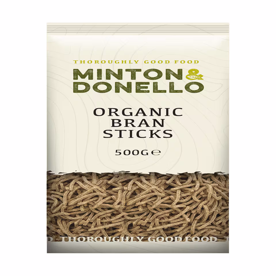 Minton & Donello Organic Bran Sticks 6 x 500g | Multi