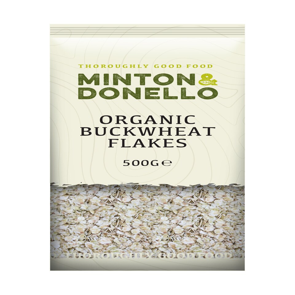 Minton & Donello Organic Buckwheat Flakes 6 x 500g | Multi