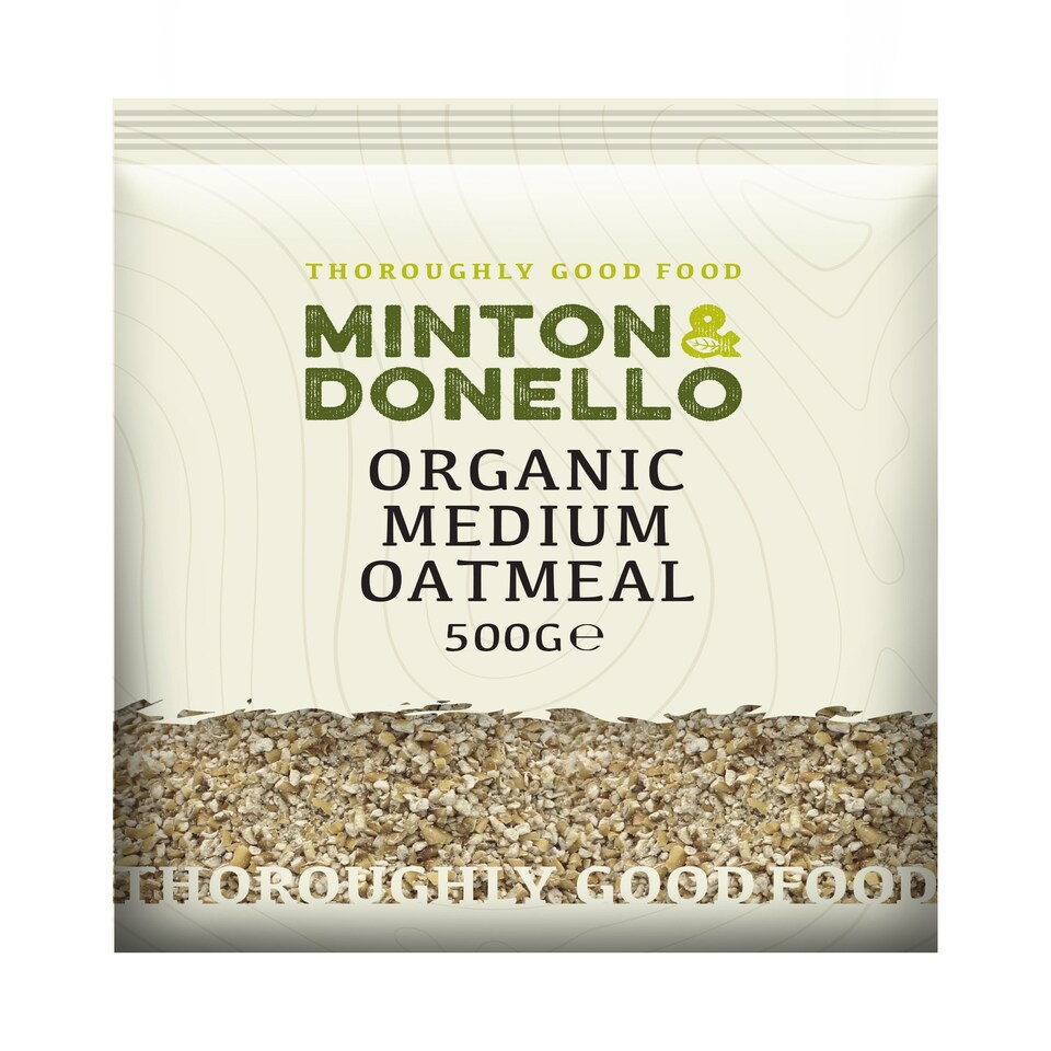 Minton & Donello Organic Medium Oatmeal 6 x 500g | Multi