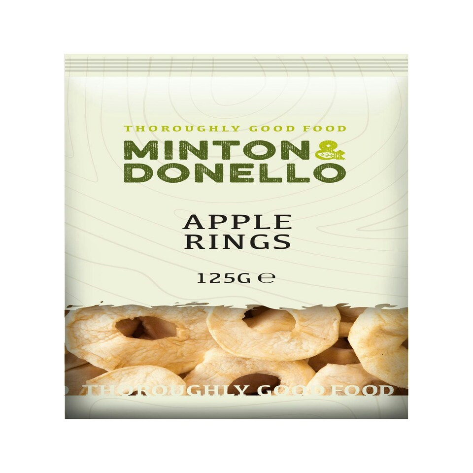 Minton & Donello Apple Rings 6 x 125g | Multi