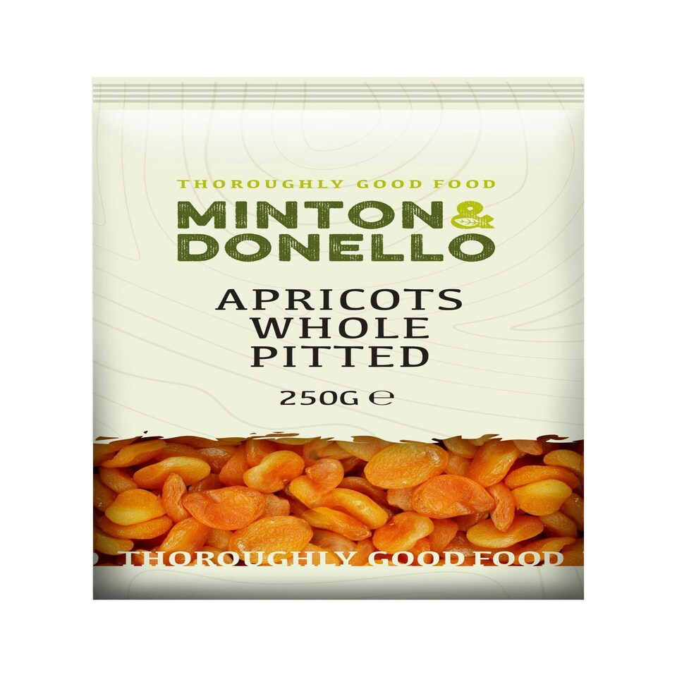 Minton & Donello Whole Pitted Apricots 6 x 250g | Multi