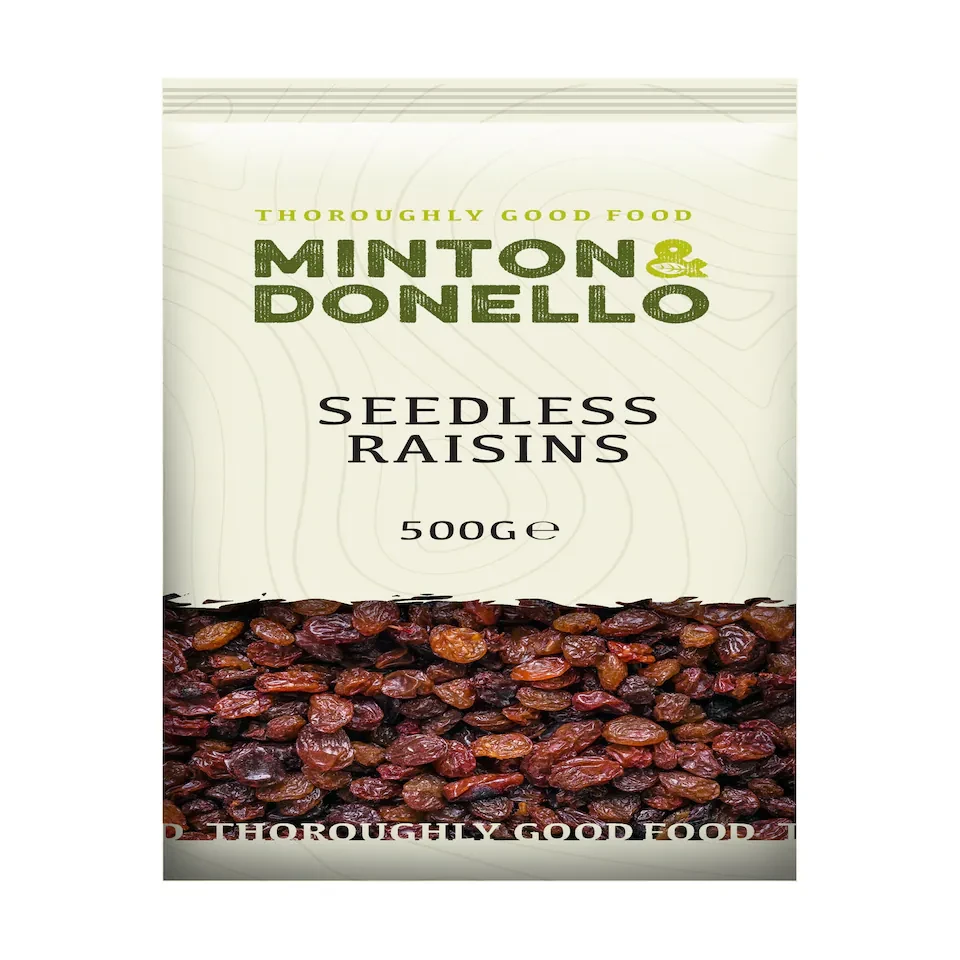 Minton & Donello Seedless Raisins 6 x 500g | Multi