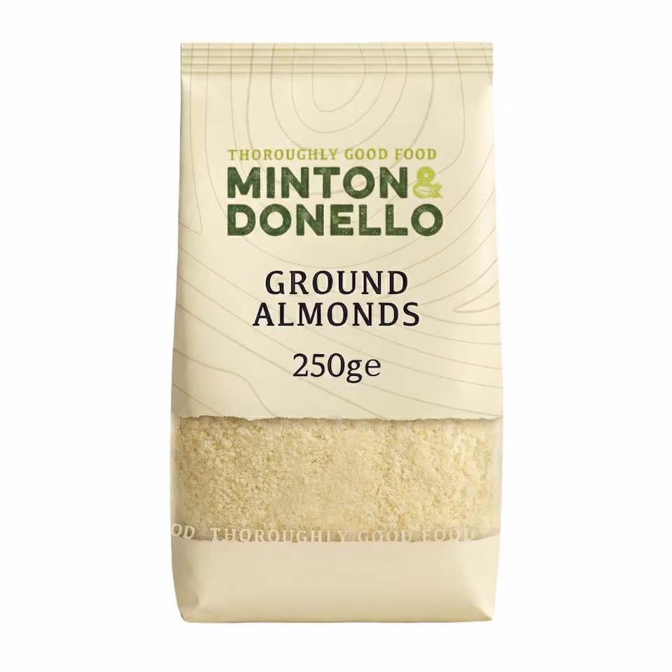 Minton & Donello Ground Blanched Almonds 6 x 250g