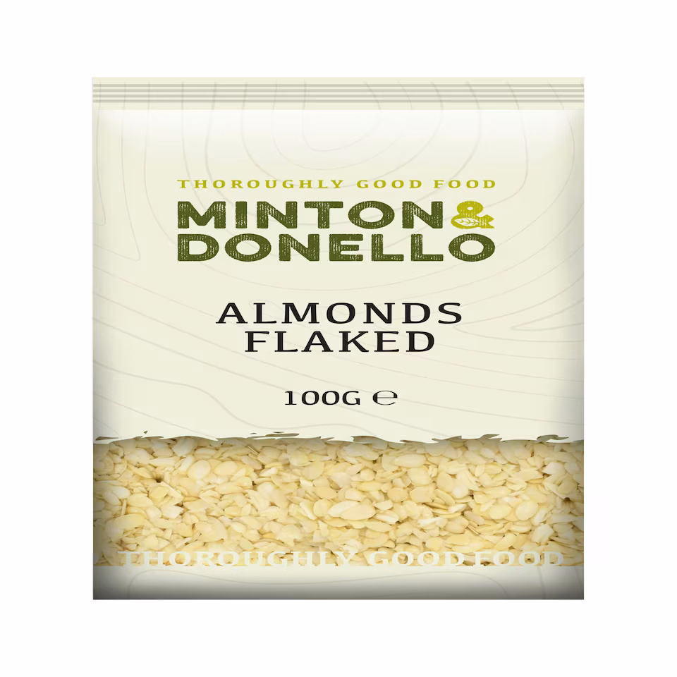 Minton & Donello Flaked Almonds 6 x 100g