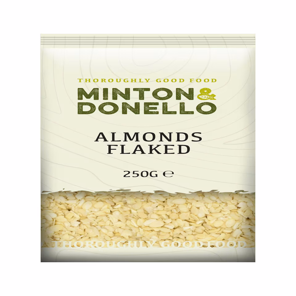 Minton & Donello Flaked Almonds 6 x 250g